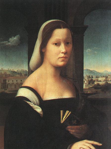 BUGIARDINI, Giuliano Portrait of a Woman, called The Nun Sweden oil painting art